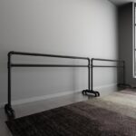 발레 댄스 바 스탠드 레그 스트레치 바 두꺼운 강철 파이프 요가 트레이닝 홈 성인 어린이 모바일 댄스 스탠드 - 이미지 4