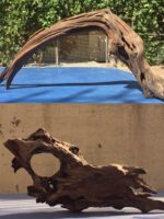 샤오미 어항 침몰형 목재 20-40cm 조경 장식품 소형 천연 보라색 티크 아치 다리 남미 나무 그루터기 거북이 일광욕 플랫폼 - 이미지 3