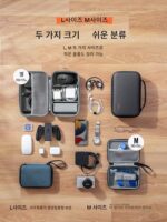 SANWA SUPPLY 디지털 보관 가방 데이터 케이블 보관 가방 모바일 뱅크 전자 제품 여행 휴대용 가방 - 이미지 3