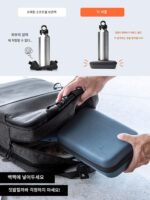 SANWA SUPPLY 디지털 보관 가방 데이터 케이블 보관 가방 모바일 뱅크 전자 제품 여행 휴대용 가방 - 이미지 4