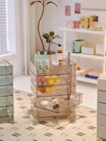 이동식 수납장 노르딕 트롤리 인터넷 셀럽 침대 옆 탁자 침실 옆 캐비닛 간식 서랍 캐비닛 인스 사이드 테이블 - 이미지 2