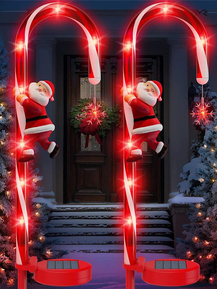 main_685080434670_0 태양광 장식 조명 크리스마스 분위기 조명 야외 빌라 광장 축제 장면 레이아웃 정원 잔디 조명 - 이미지 1