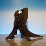 작은 침몰 목재 천연 부티크 보라색 티크 잔디 탱크 장식 거북이 일광욕 플랫폼 나무 그루터기 은둔게 등반 어항 조경 - 이미지 2