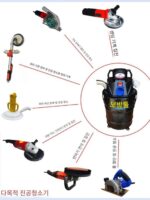 고출력 진공청소기, 유리섬유강화플라스틱 무진공연삭기, 수지판 집진기, 보텍스 진공청소기 - 이미지 5