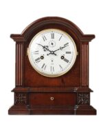 폴라리스 원목 크리에이티브 서랍 기계식 시계 유럽 벽난로 시계 복고풍 시계 31 전구리 무브먼트 시계 장치 시계 - 이미지 5