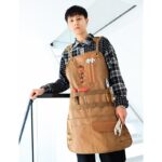 다기능 앞치마 내마모성 및 내오염성 야외 작업 캠핑 피크닉 정원사 목수 수제 남녀 작업복 - 이미지 2