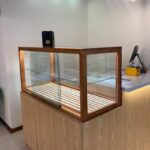 2025 솔리드 우드 빵 캐비닛 빵 진열 캐비닛 작은 케이크 숍 페이스트리 캐비닛 유리 캐비닛 나무 베이커리 진열 캐비닛 - 이미지 2