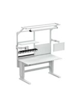 정전방지 작업대, 조립대, 포장대, 조명, 디스플레이 화면, 선반, 다기능 테이블 장착 - 이미지 2