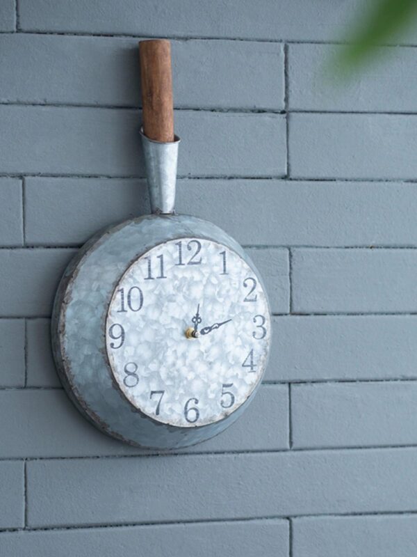 Z01 산업 스타일 복고풍 향수 창의적인 철 개성 팬 벽 시계 벽 시계 레스토랑 벽 장식