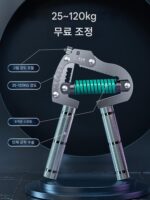 남성 피트니스, 전문 핸드 트레이닝을 위한 견고한 올메탈 그리퍼, 25~120kg 중량 조절 가능, 고급 모델 - 이미지 2