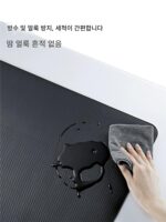 송능 대형 데스크 매트 양면 탄소섬유 질감 두꺼워짐 컴퓨터 학습 방수 방오 친환경 무취 사무용 매트 - 이미지 4