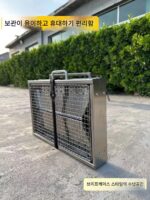 IGT 일체형 바베큐 스토브 야외 접이식 휴대용 가정용 바베큐 스토브 캠핑 304 스테인리스 스틸 연소 테이블 - 이미지 2