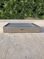 IGT 일체형 바베큐 스토브 야외 접이식 휴대용 가정용 바베큐 스토브 캠핑 304 스테인리스 스틸 연소 테이블 - 이미지 3