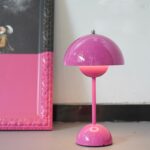 덴마크 꽃봉오리 테이블 램프 디자이너 북유럽 복고풍 테이블 램프 충전식 터치 중세 거실 침실 침대 옆 장식 램프