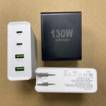 130W GaN 충전기 Type C 플러그 A+C 멀티포트 PD 고속 충전 100W 멀티 QC 프로토콜 + PD 프로토콜 TPYEC 노트북 2A+2C 4포트 데스크탑 전원 어댑터 - 이미지 2