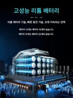 고출력 리튬 배터리 송풍기 충전식 헤어 드라이어 산업용 소형 차량 장착형 집진기 집진기 제설기 - 이미지 5