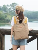 일본 고급 ~ 선 정품 다기능 백팩 유니섹스 숄더백 패셔너블 컴퓨터 가방 메신저 핸드백 - 이미지 2