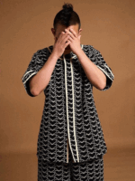 천진 팬 에디슨 천 동일 스타일 트렌디 브랜드 커플 러브 자수 카디건 남성 루즈 캐주얼 여름 반바지 정장 트렌디 - 이미지 3