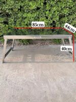 야외 스테인리스 스틸 주방 작업대 캠핑 IGT 무료 조합 테이블 휴대용 피크닉 테이블 접이식 바비큐 - 이미지 2