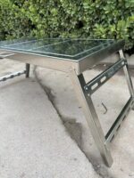 야외 스테인리스 스틸 주방 작업대 캠핑 IGT 무료 조합 테이블 휴대용 피크닉 테이블 접이식 바비큐 - 이미지 5