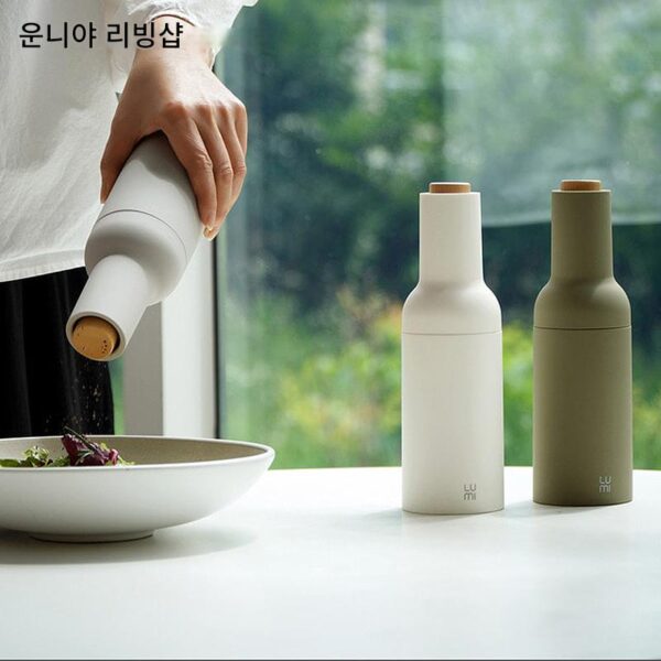 스팟 한국산 후추 분쇄기 전기 전자동 분쇄기 스테인리스 스틸 자동 분쇄기 바다 소금 분쇄기