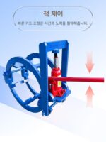파이프 외부 용접 맞대기 접합 강관 용접 고정 파이프 클램프 유압 잭 조정 맞대기 접합 - 이미지 2