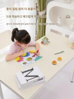 독일산 라이트 럭셔리 실리콘 링 아이 보호 초등학생 책상 매트 어린이 학습 책상 책상 식탁보 보호 패드 - 이미지 3