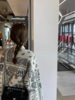 중공업 스몰 프래그런스 스타일 레트로 레이지 스타일 디자인 센스 니트 가디건 2025 가을 겨울 신상품 코트 틈새 트렌드 - 이미지 4