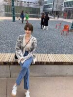 중공업 스몰 프래그런스 스타일 레트로 레이지 스타일 디자인 센스 니트 가디건 2025 가을 겨울 신상품 코트 틈새 트렌드 - 이미지 5