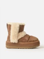 UGG 겨울 신상품 캐주얼 편안한 두꺼운 바닥 라운드 헤드 퍼리 숏 부츠 스노우 부츠 1144046 - 이미지 5