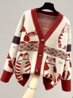 클리어런스 세일~ 카운터에서 유명 해외 무역 여성 봄 가을 스웨터 카디건 재킷 두꺼운 니트 스웨터 마지막 ​​배치를 철수합니다