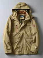 탈부착 가능한 후드가 있는 남성용 아웃도어 3중 방수 원단, 작업복, 다중 포켓 캐주얼 재킷, 아웃도어 재킷