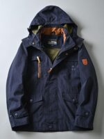 탈부착 가능한 후드가 있는 남성용 아웃도어 3중 방수 원단, 작업복, 다중 포켓 캐주얼 재킷, 아웃도어 재킷 - 이미지 2