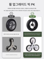 가정용 소형 쇼핑카트, 노인용 접이식 쇼핑카트, 경량 핸드풀 카트, 휴대용 트레일러 - 이미지 3