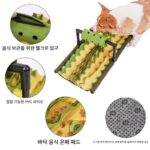 도글레미 반려동물 회전 바구니 새는 음식 냄새 맡는 매트 강아지 체력 소모 새는 음식 슬로푸드 훈련 냄새 맡는 장난감 - 이미지 3