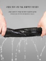 유리 닦는 매직 천, 두껍고 흔적이 남지 않으며 워터마크가 남지 않는 거울 청소 도구, 가정 청소 및 물 흡수 - 이미지 4