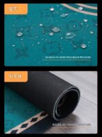 전문가용 크리스탈 벨벳 특수 텍사스 홀덤 방수 테이블 매트 고급 고무 식탁보 식탁보 맞춤형 잠금 가장자리 - 이미지 3