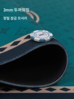전문가용 크리스탈 벨벳 특수 텍사스 홀덤 방수 테이블 매트 고급 고무 식탁보 식탁보 맞춤형 잠금 가장자리 - 이미지 4