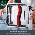 304 스테인리스 스틸 이중맛 냄비 사각 냄비 냄비 가정용 걸쭉한 국 냄비 유도 쿠커 특수 샤부샤부 냄비 분지 - 이미지 2