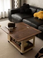 시티 시즌 프리 트롤리 이동식 다기능 소형 아파트 커피 테이블 소파 사이드 커피 테이블 사이드 테이블 티 테이블