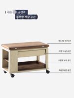 시티 시즌 프리 트롤리 이동식 다기능 소형 아파트 커피 테이블 소파 사이드 커피 테이블 사이드 테이블 티 테이블 - 이미지 4