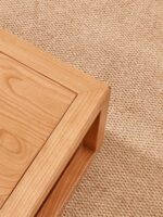 일본식 다다미 티테이블 낮은 테이블 체리나무 커피테이블 베이윈도우 작은 테이블 강테이블 홈 다다미 테이블 낮은 테이블 - 이미지 4