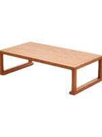 일본식 다다미 티테이블 낮은 테이블 체리나무 커피테이블 베이윈도우 작은 테이블 강테이블 홈 다다미 테이블 낮은 테이블 - 이미지 5