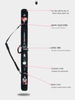 BNDGIMA 더블 보드 만두피 블레이드 보호 커버 싱글 숄더 휴대용 스크래치 방지 보드 커버 보관 장비 스키 가방 - 이미지 4