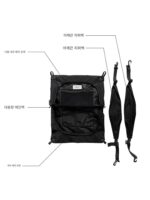 남성용 숄더백 다기능 듀얼 퍼포즈 여행 백팩 경량 싱글 숄더 남성용 가방 기능성 스포츠 남성용 사이클링 백팩 - 이미지 4