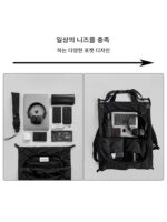 남성용 숄더백 다기능 듀얼 퍼포즈 여행 백팩 경량 싱글 숄더 남성용 가방 기능성 스포츠 남성용 사이클링 백팩 - 이미지 5