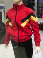 축구 트레이닝복 두꺼운 평행봉 재킷 레트로 탑 스포츠웨어 남성 캐주얼 가을 겨울 맞춤 팀 유니폼 지퍼 - 이미지 3