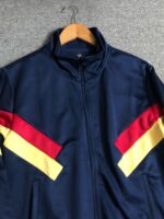 축구 트레이닝복 두꺼운 평행봉 재킷 레트로 탑 스포츠웨어 남성 캐주얼 가을 겨울 맞춤 팀 유니폼 지퍼 - 이미지 4