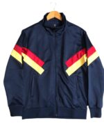 축구 트레이닝복 두꺼운 평행봉 재킷 레트로 탑 스포츠웨어 남성 캐주얼 가을 겨울 맞춤 팀 유니폼 지퍼 - 이미지 5