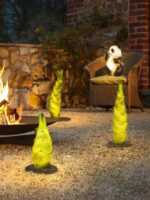 야외 대나무 싹 조명 정원 조명 태양열 빌라 정원 조명 방수 잔디 조명 야외 장식 조명 분위기 조명 - 이미지 4